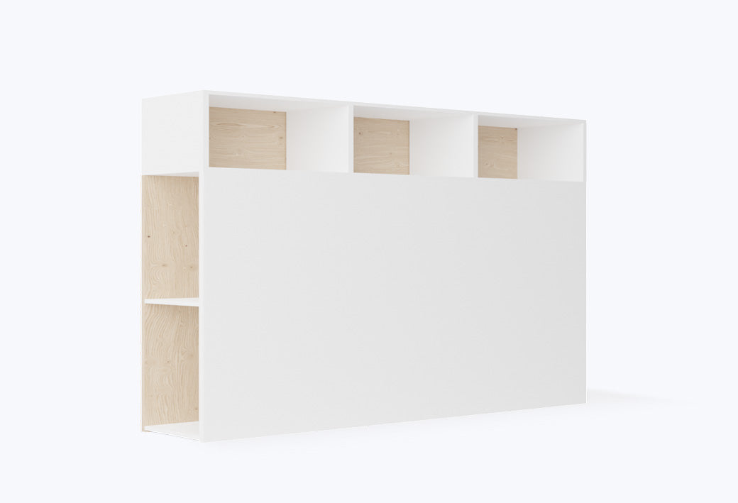 Weiß und Holz