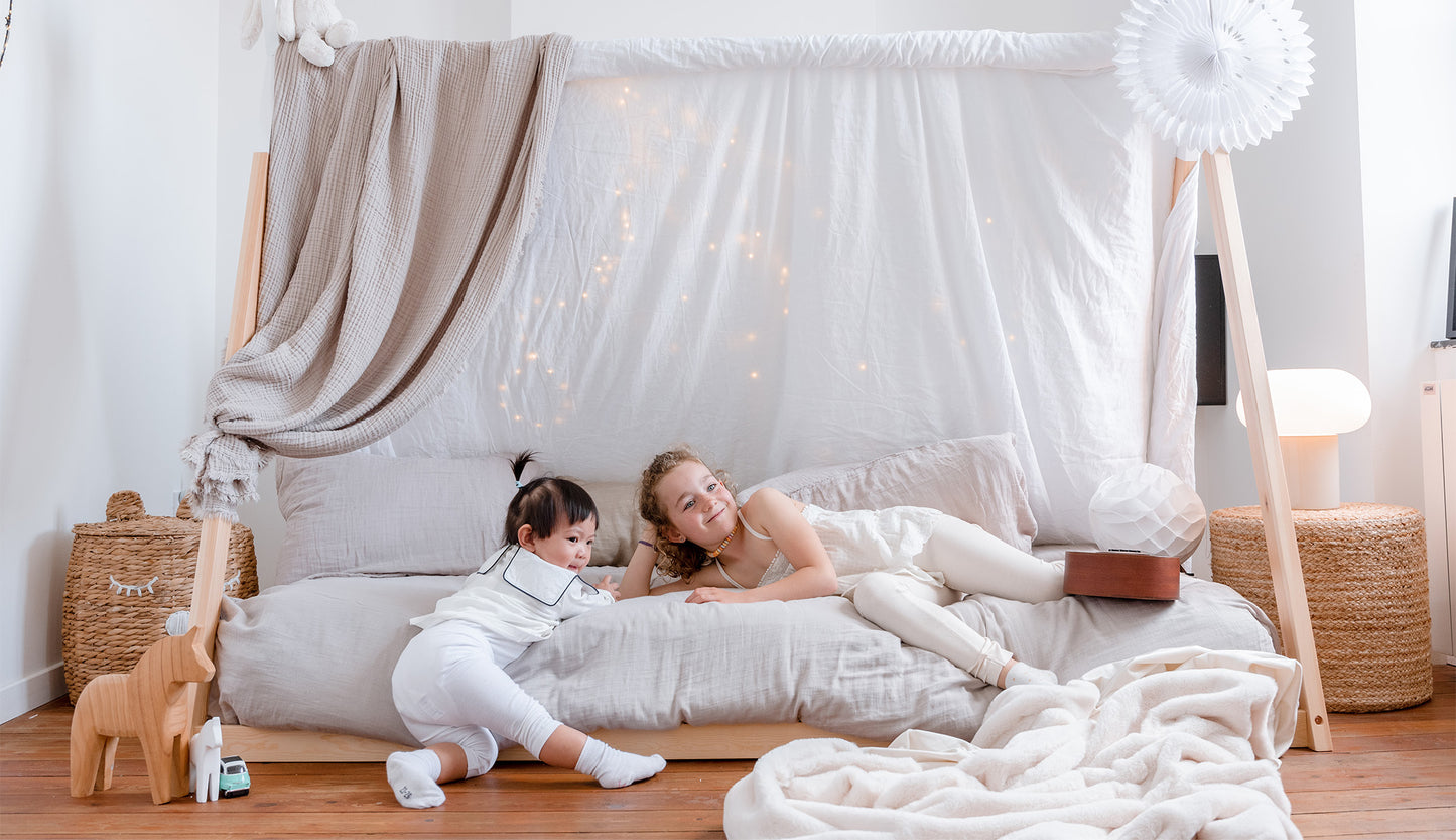 Bodenbett Tipi Kinder - Montessori bett