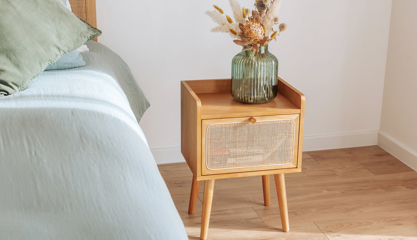 Geflochtenem Rattan