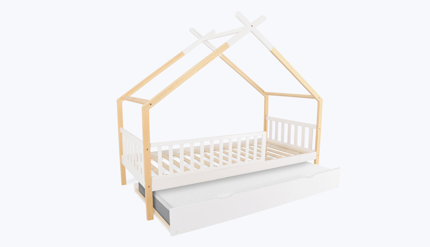 Ohne Barriere,1 Lattenrost-Schublade