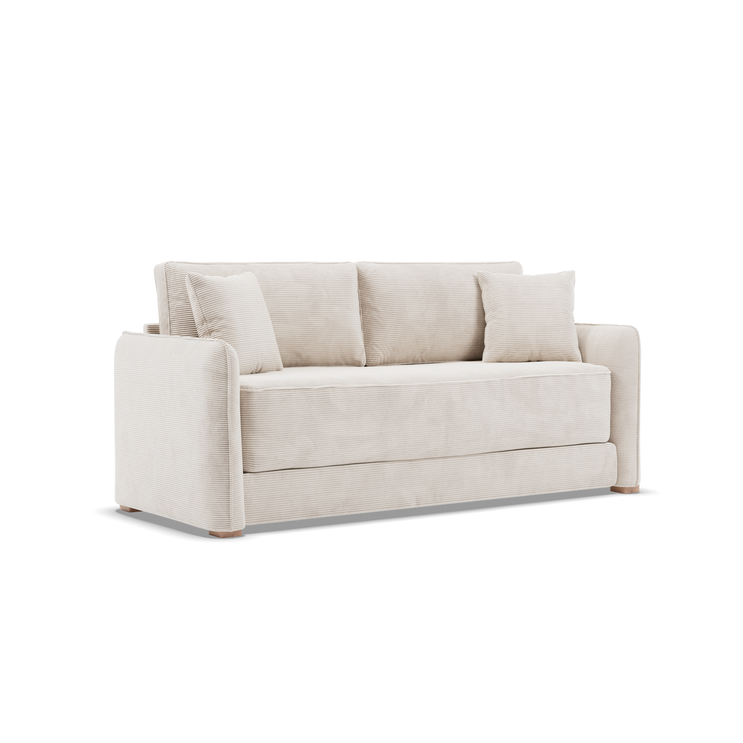 Creme gerippt,Schmal