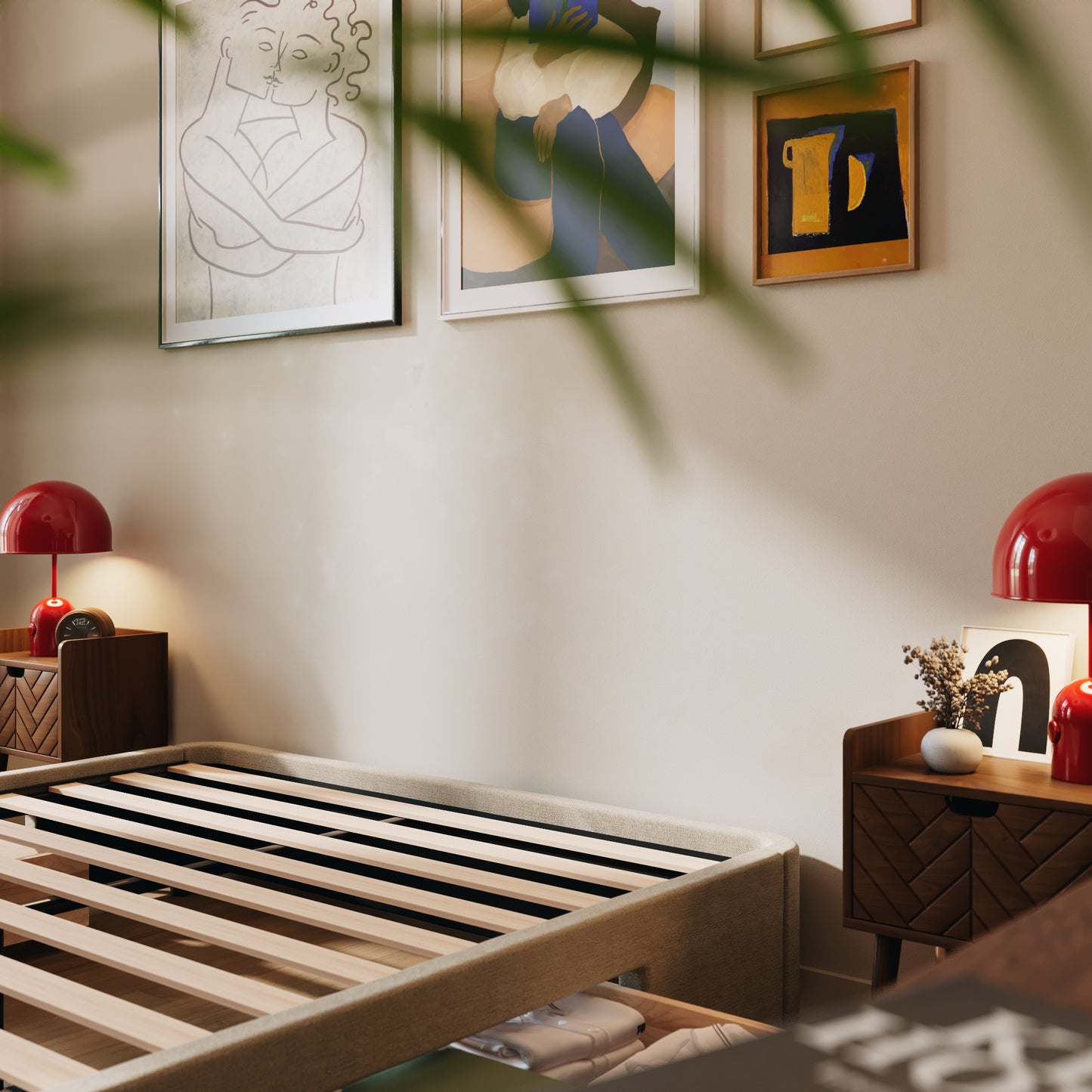 2 Schubladen an den Seiten + 1 große Schublade vorne