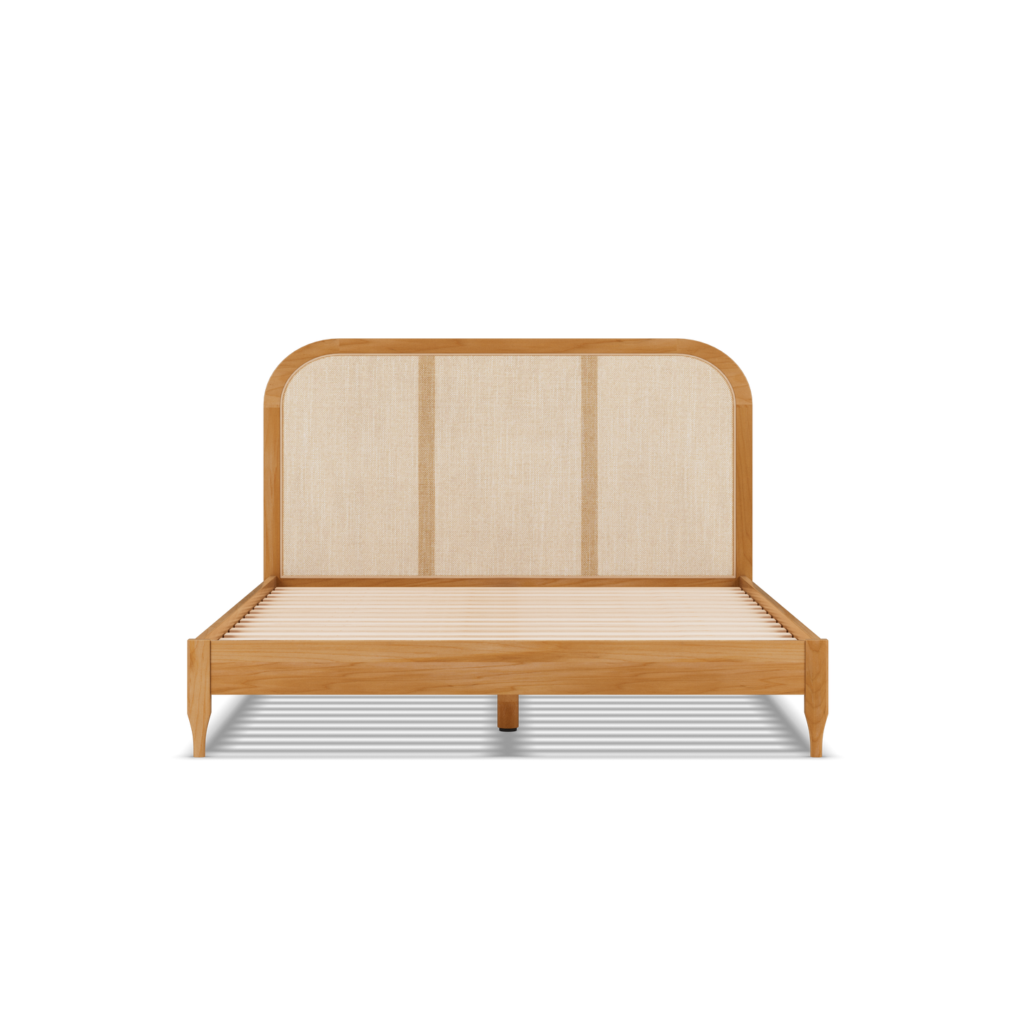 Kopfteil aus geflochtenem Rattan