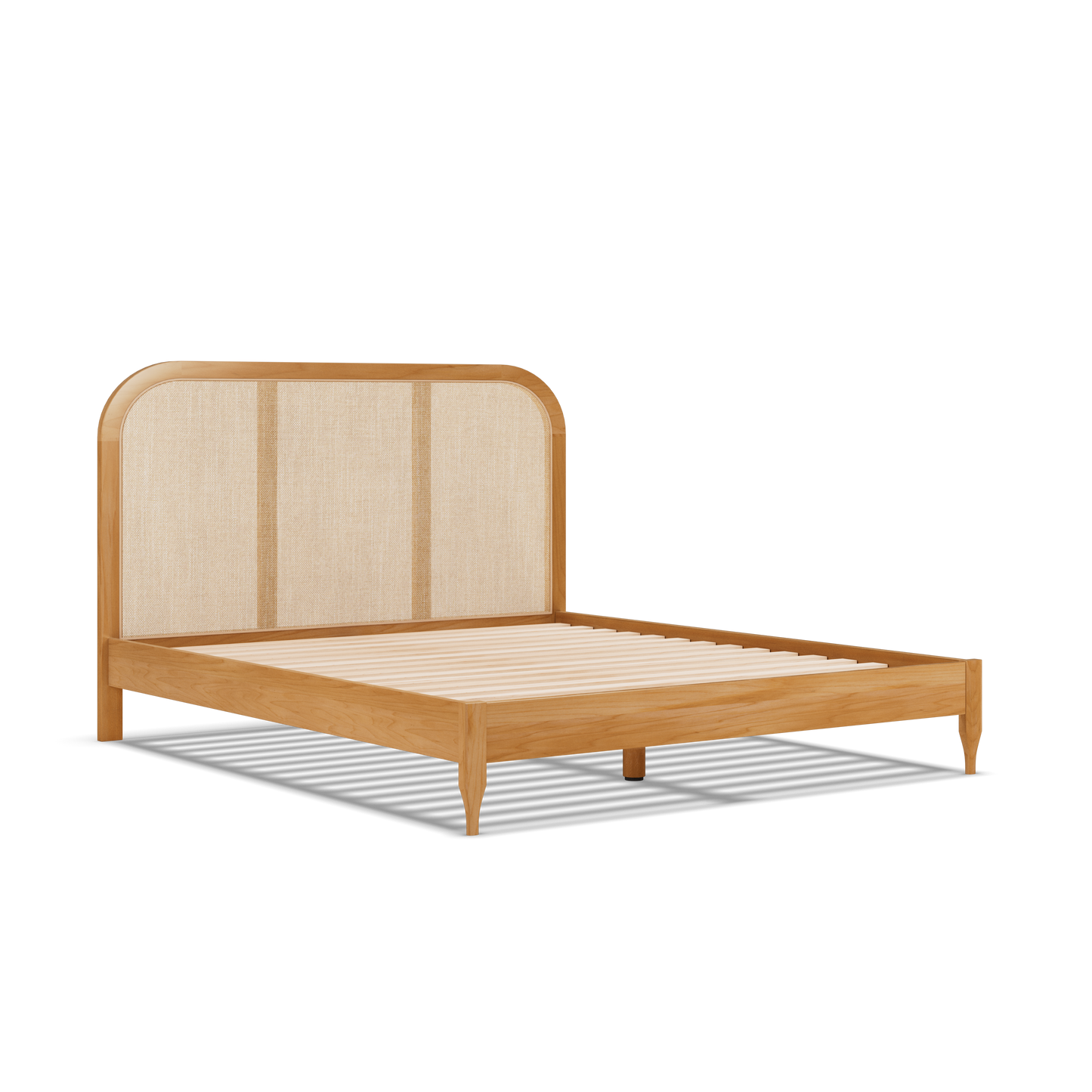 Kopfteil aus geflochtenem Rattan