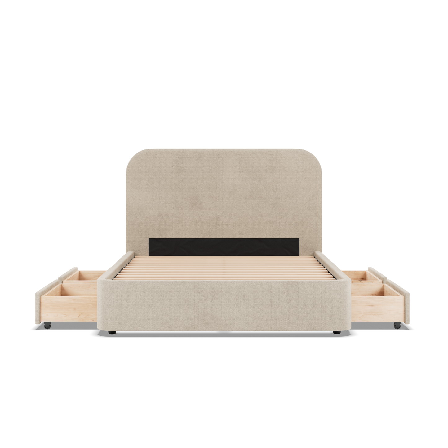 4 Schubladen an den Seiten