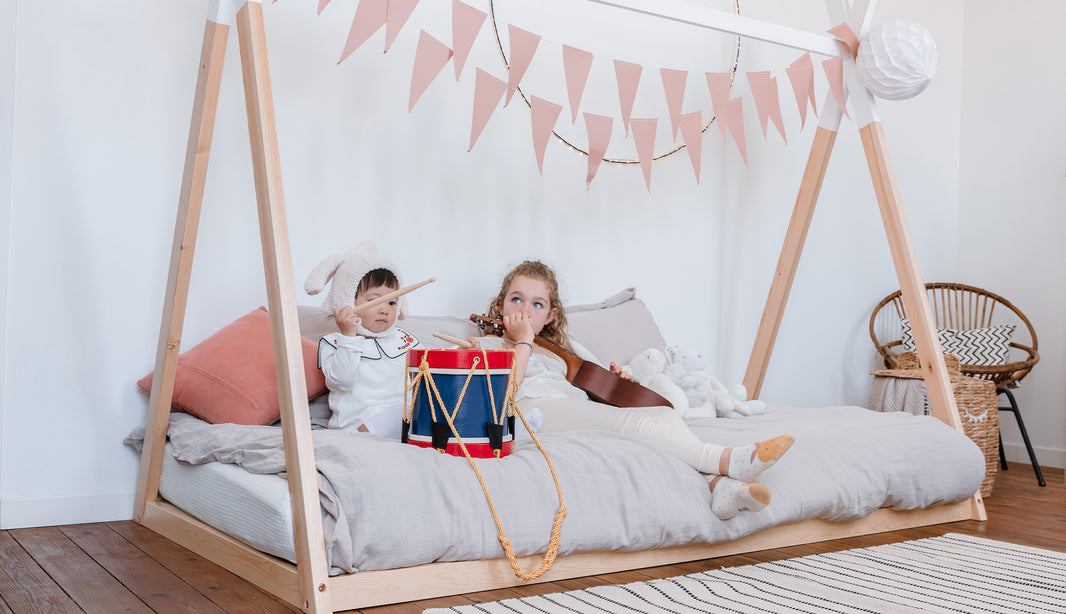Bodenbett Tipi Kinder - Montessori bett