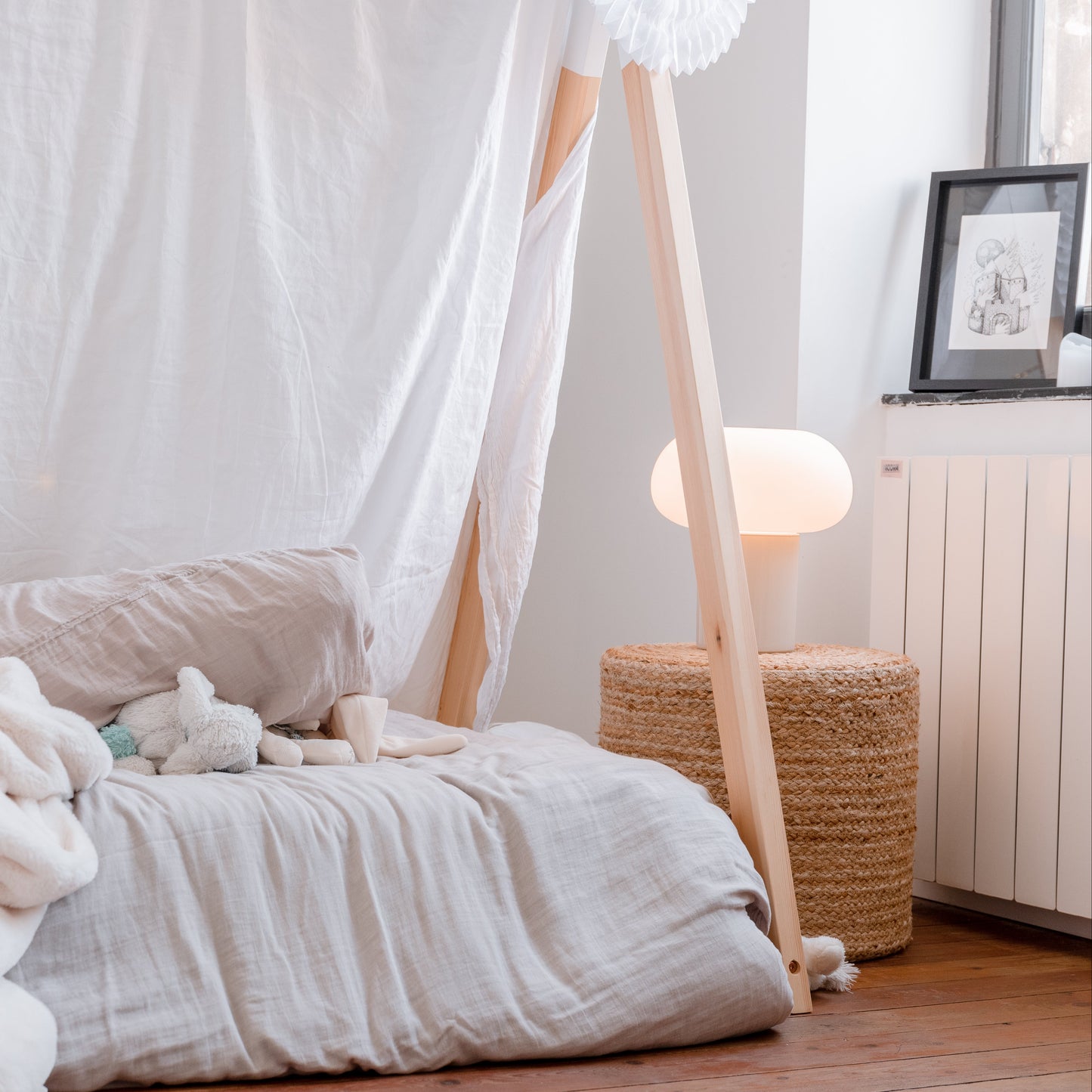 Bodenbett Tipi Kinder - Montessori bett