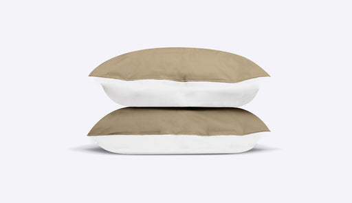 Taupe / Weiß