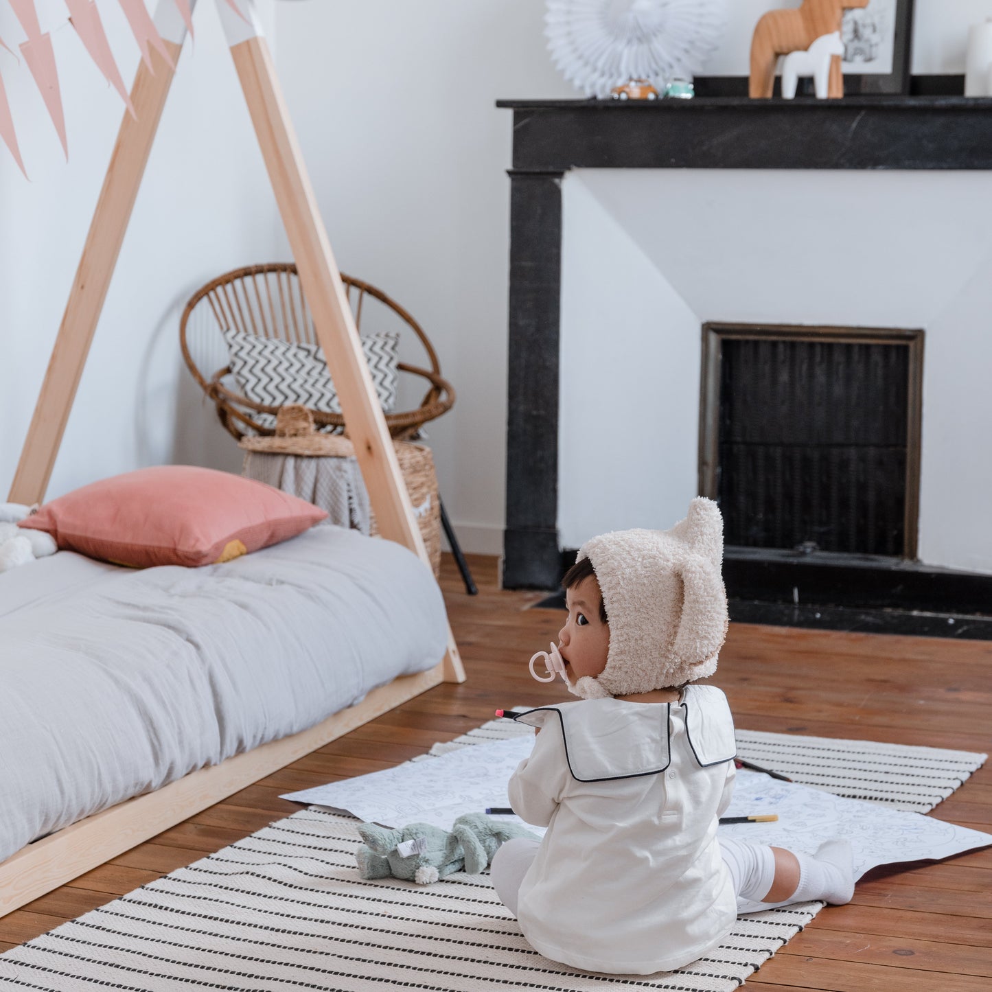 Bodenbett Tipi Kinder - Montessori bett