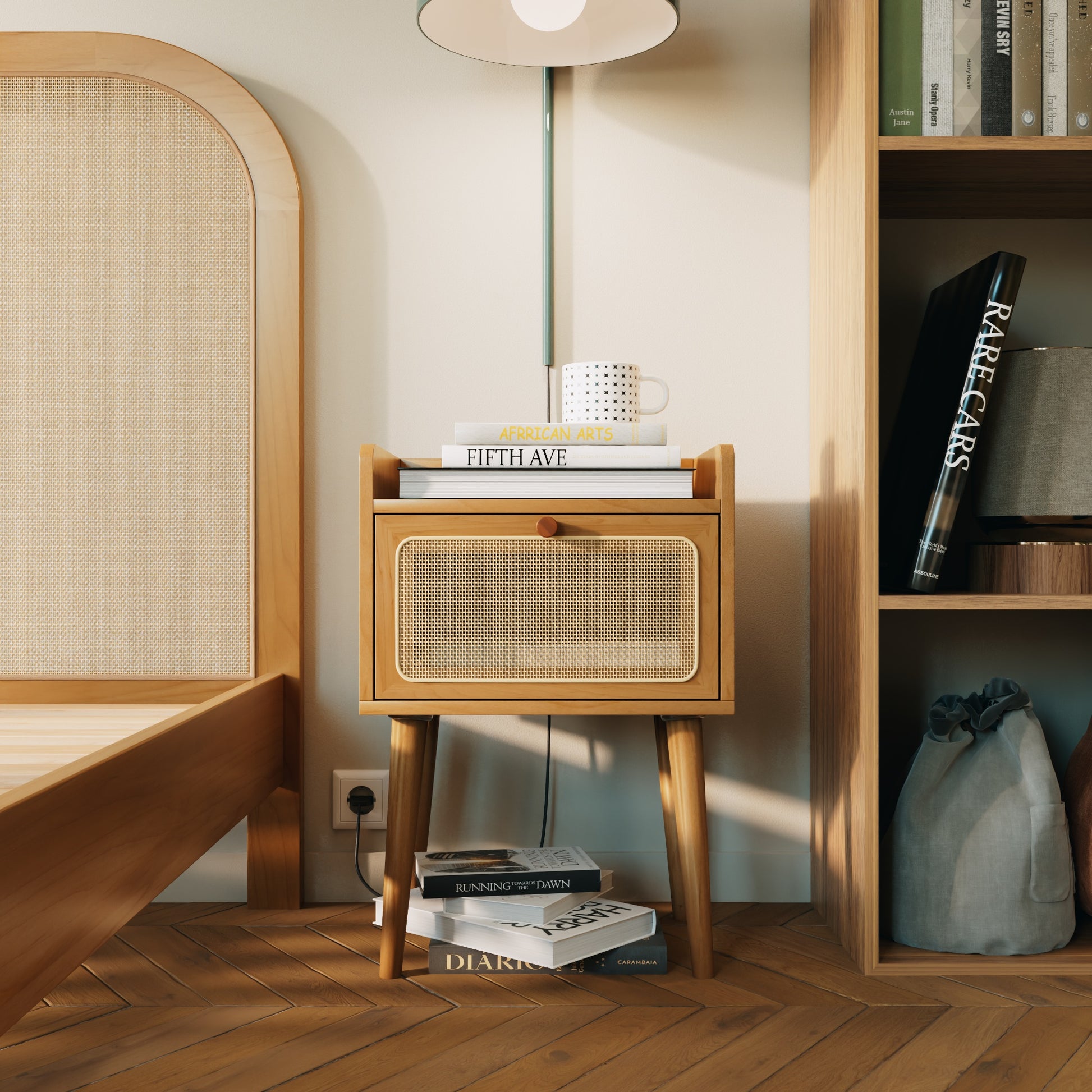 Geflochtenem Rattan,x1