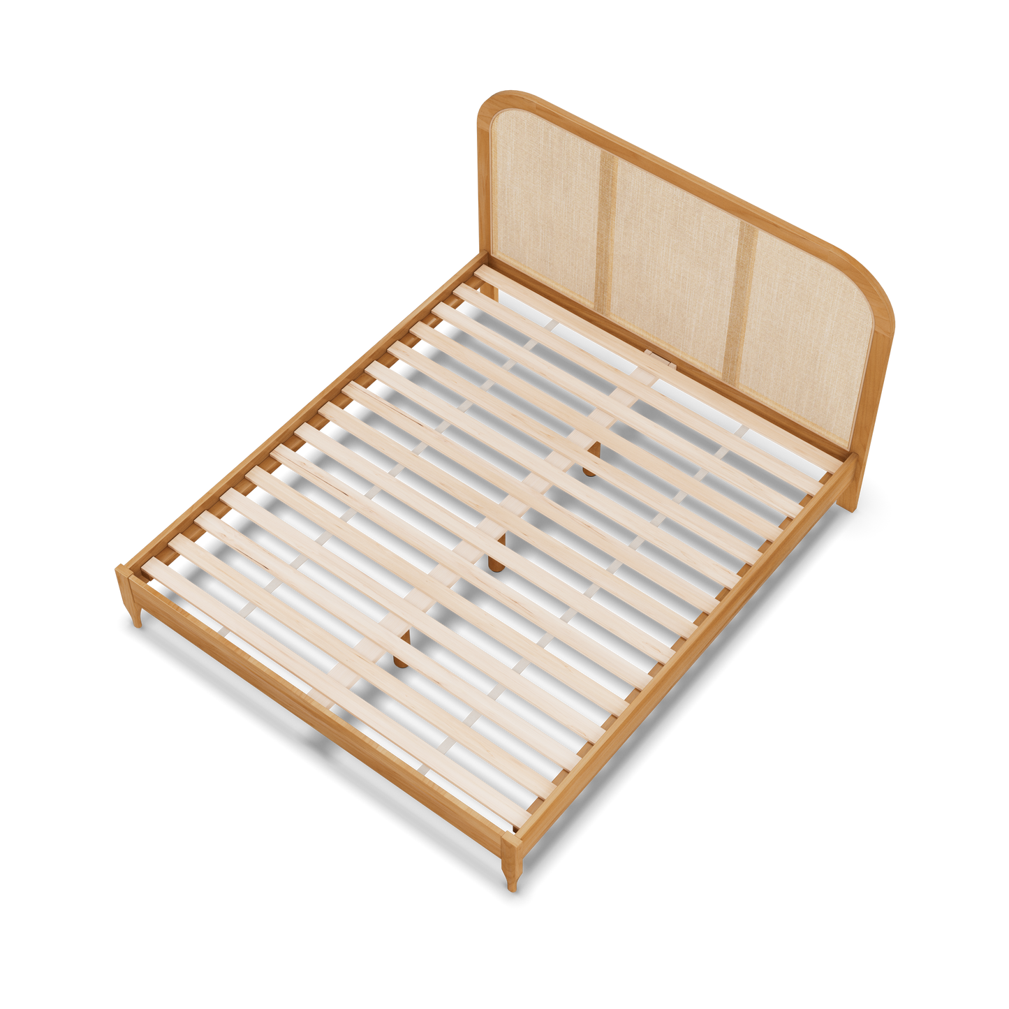 Kopfteil aus geflochtenem Rattan