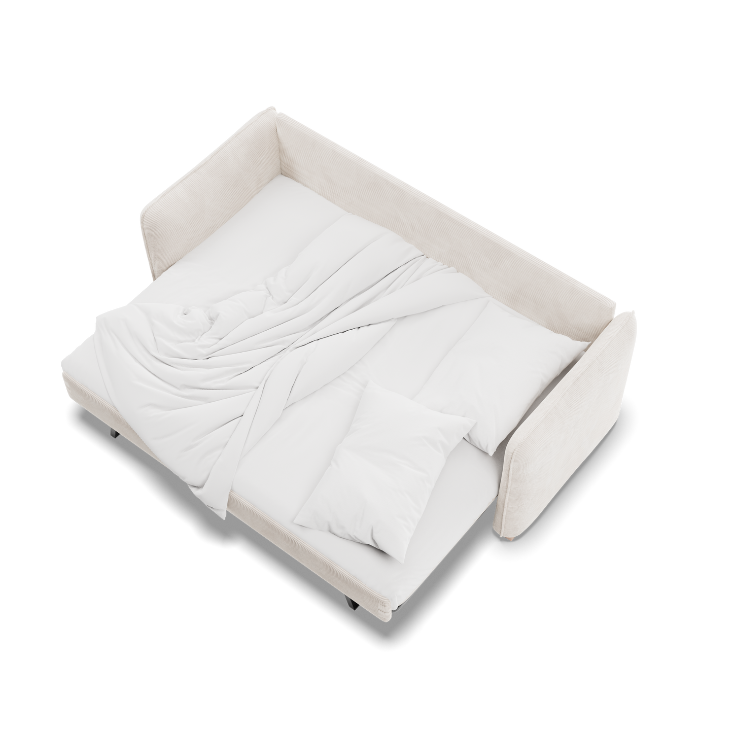 Creme gerippt,Schmal