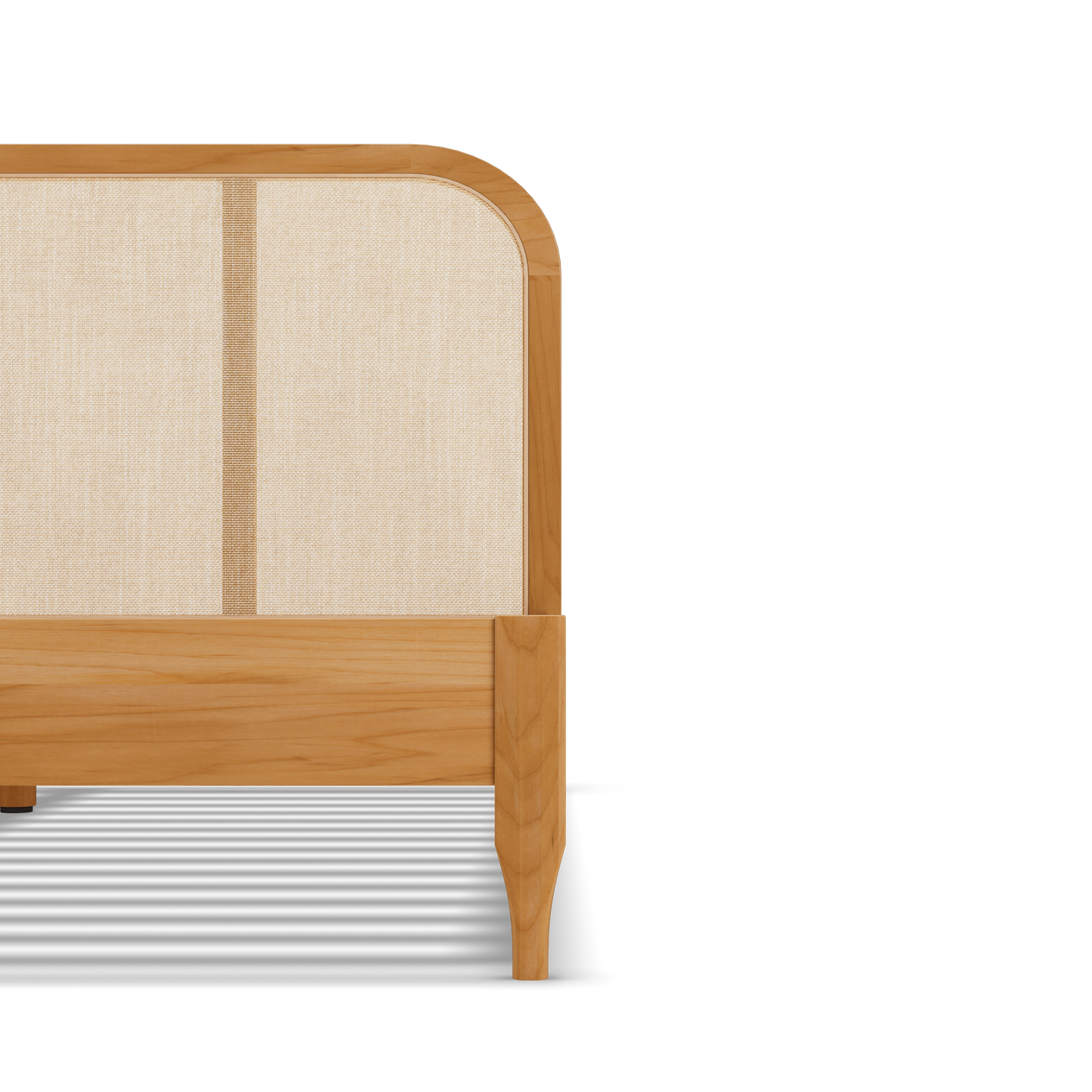 Kopfteil aus geflochtenem Rattan